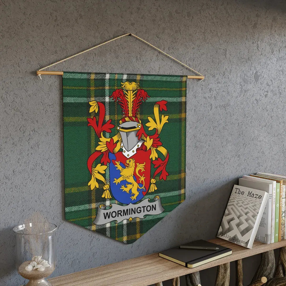 Wormington Family Crest Wall Hanging home decor product