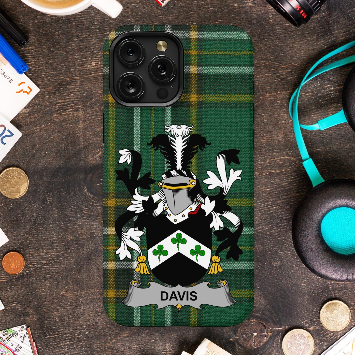 Vintage Family Crest Design Phone Case product