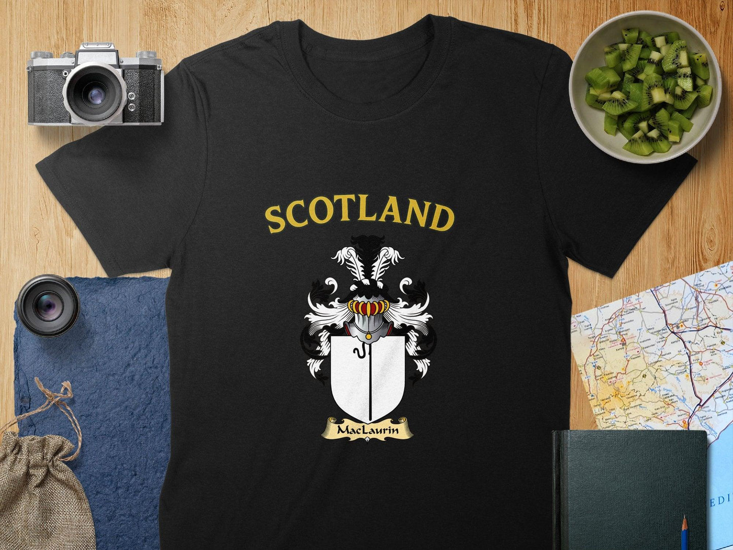 Scotland MacLaurin Crest Shield T-Shirt product type