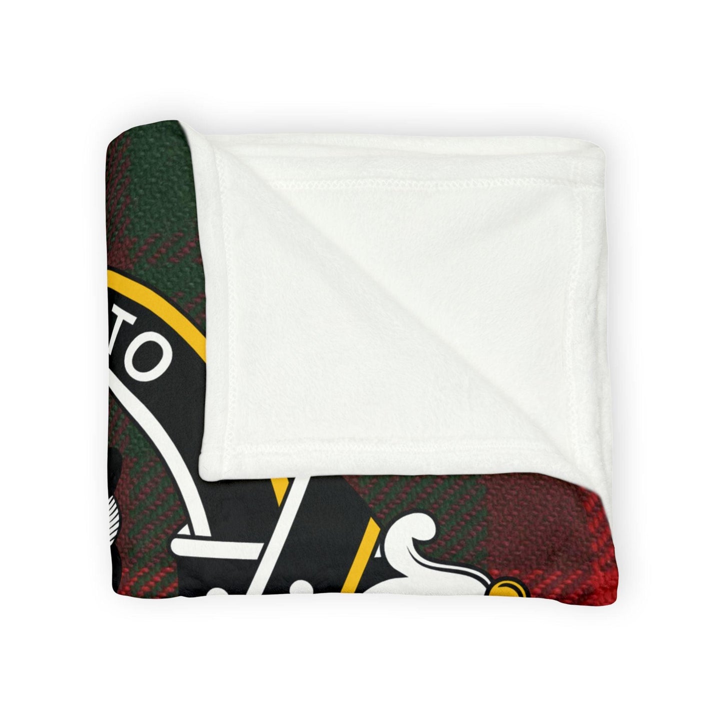 MacNab Clan Tartan Blanket – Scottish Crest Throw, Soft & Cozy