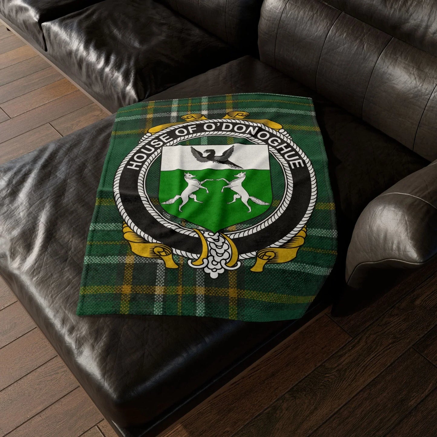 O'Donoghue Surname Irish Coat Of Arms Tartan Blanket