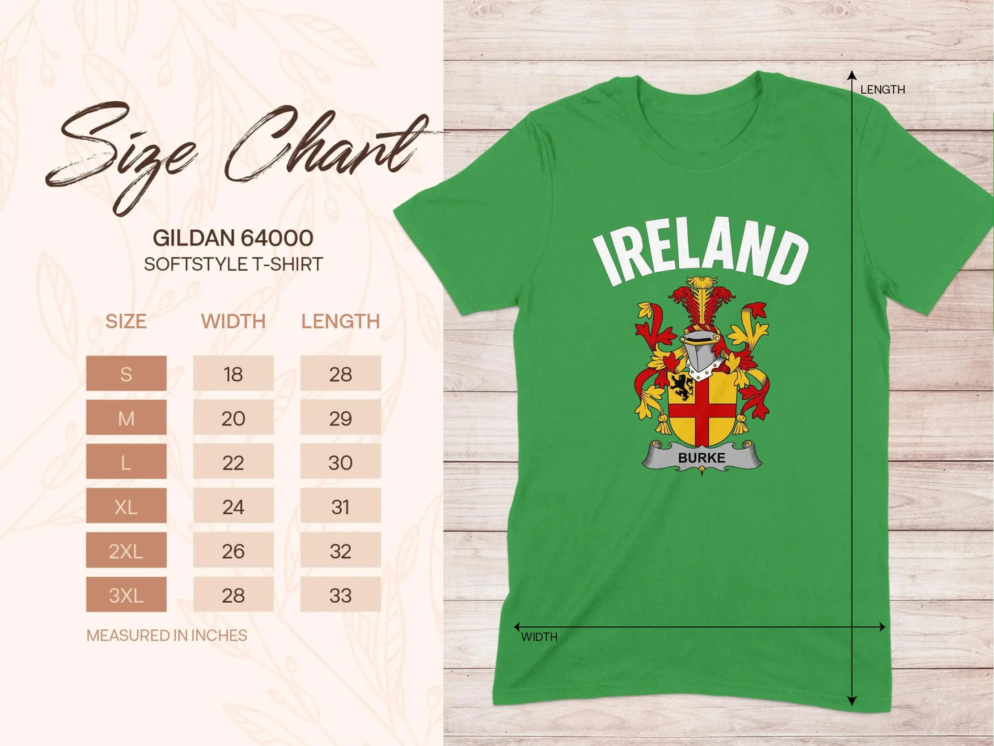 Ireland Crest Green Softstyle T-Shirt product