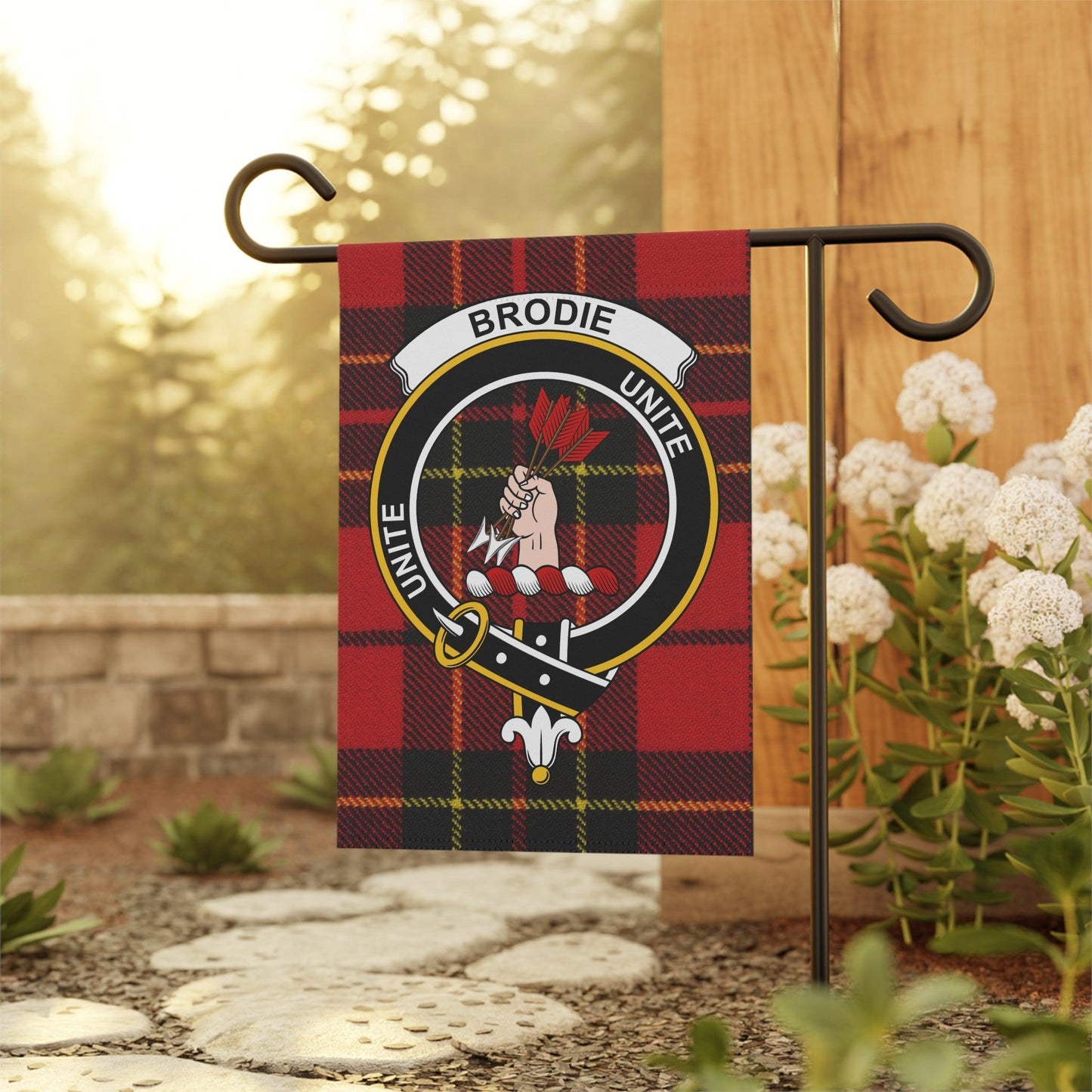 Brodie Clan Scottish Tartan Garden Flag