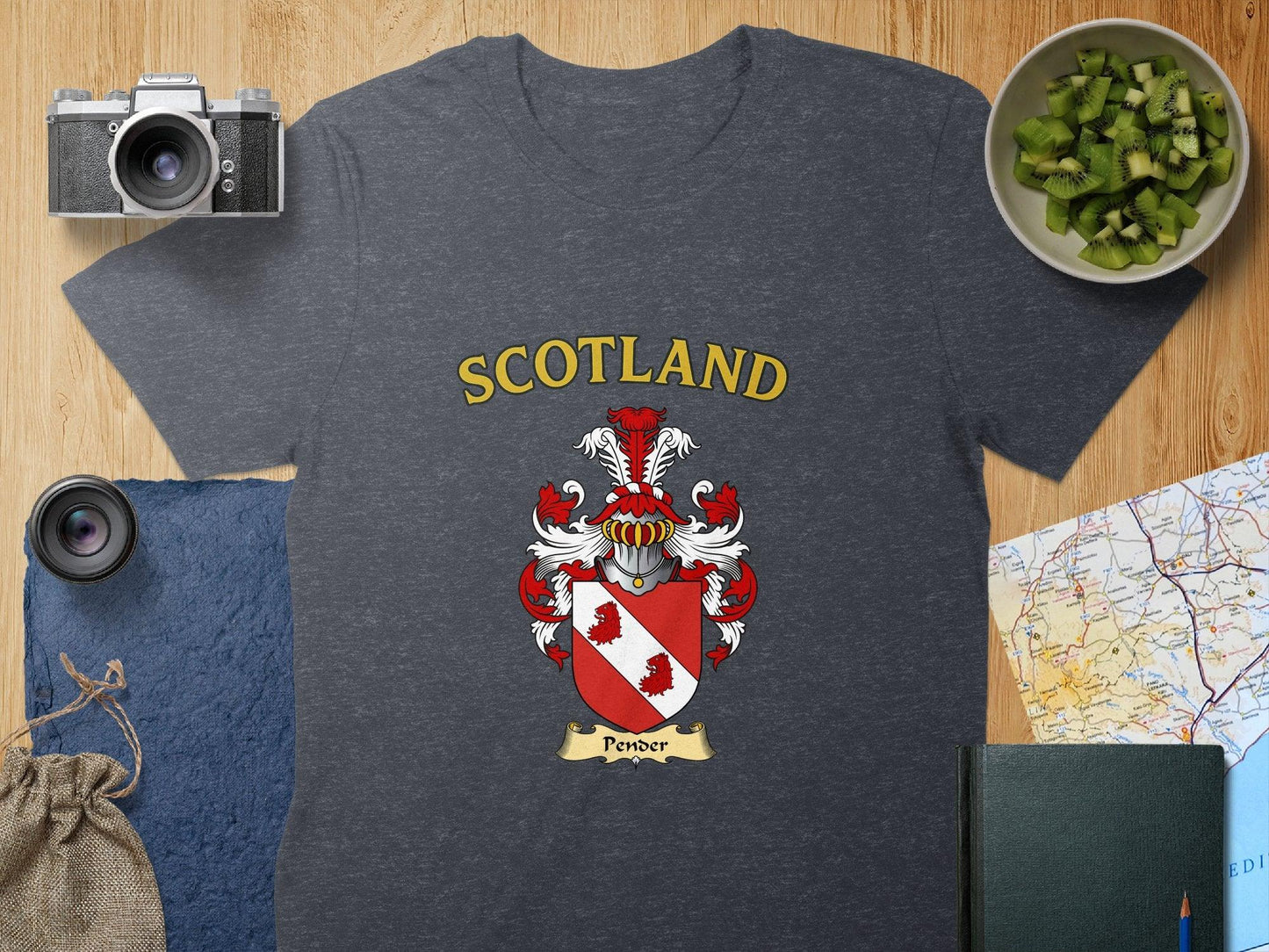 Pender Clan Family Crest Scotland T-Shirt - Celtic Ancestry Gifts