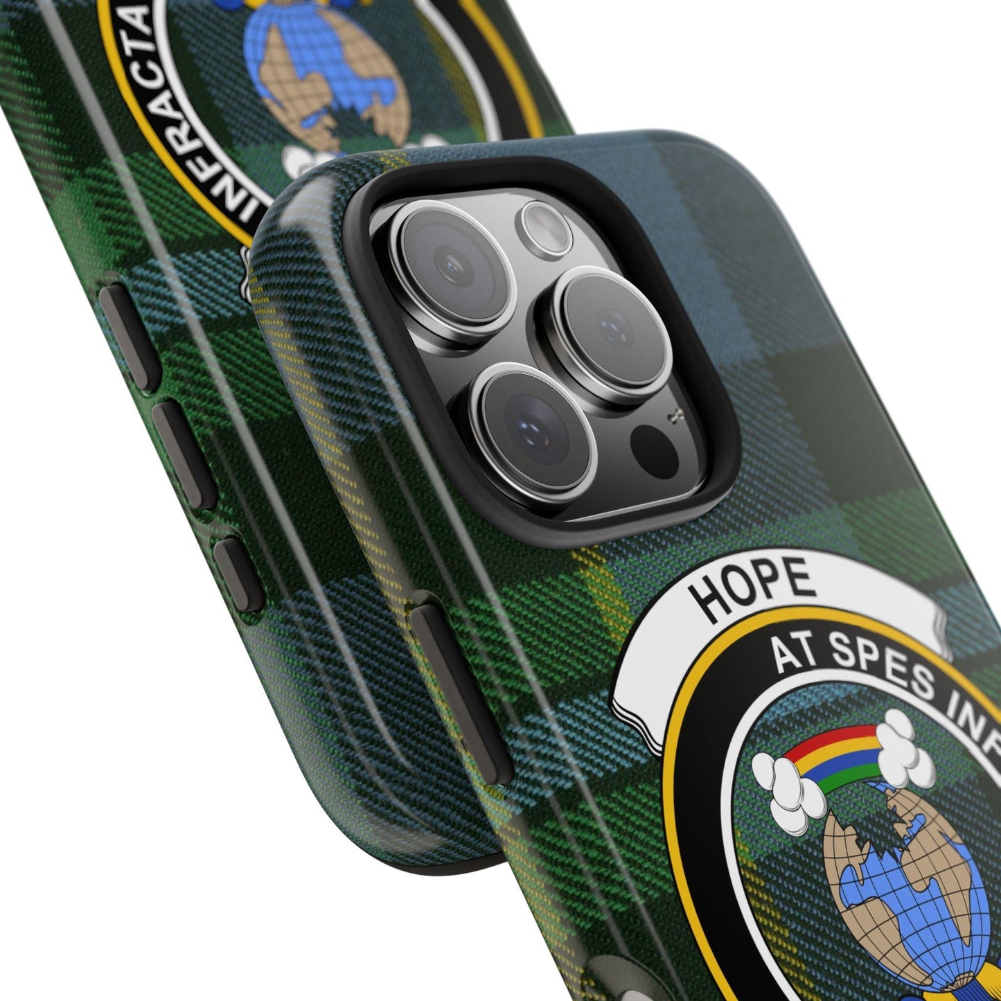 Scott Clan Crest Tartan Green Pattern Cell Phone Case