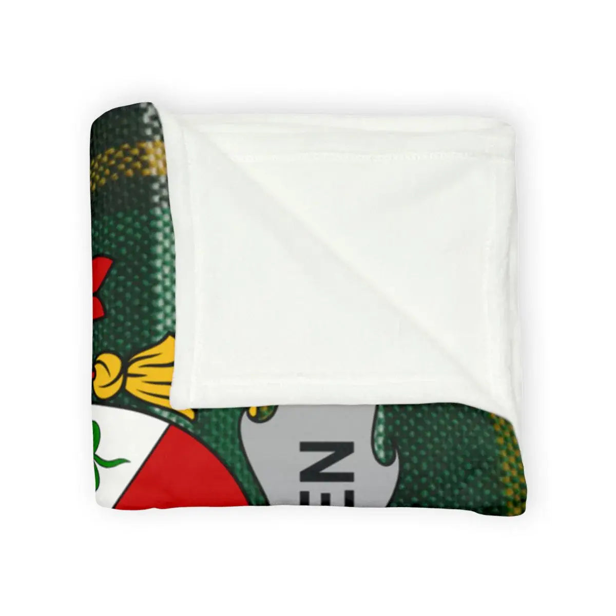 Cozy Green and Red Pattern Design Blanket product