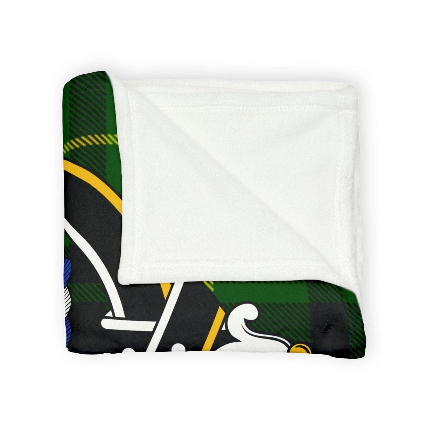 MacArthur Clan Tartan Blanket – Scottish Crest Throw, Soft & Cozy