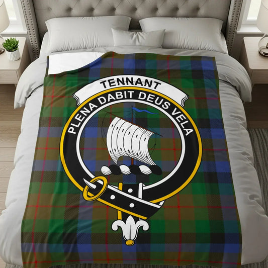 Clan Tennant Family Crest Tartan Plaid Blanket product