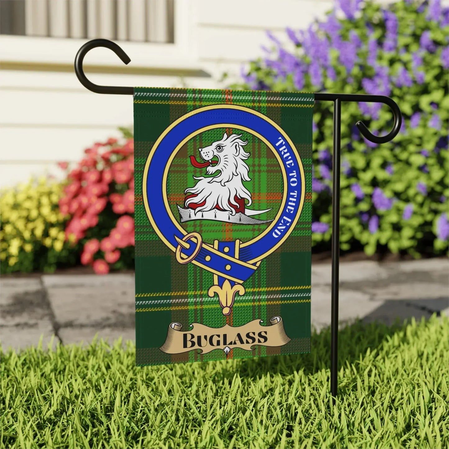 Clan Buglass Family Crest Garden Flag product