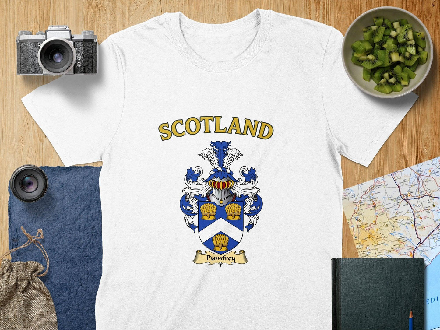 Scotland Emblem Crest Graphic Printed T-shirt product type