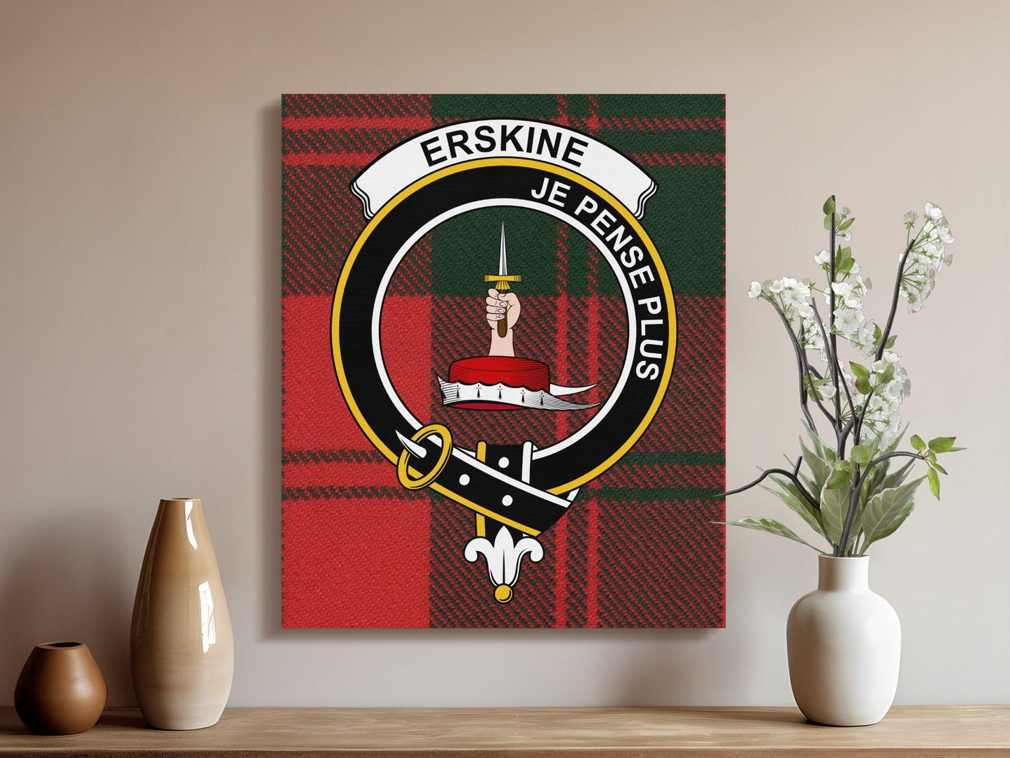 Scottish Clan Erskine Crest Wall Art product
