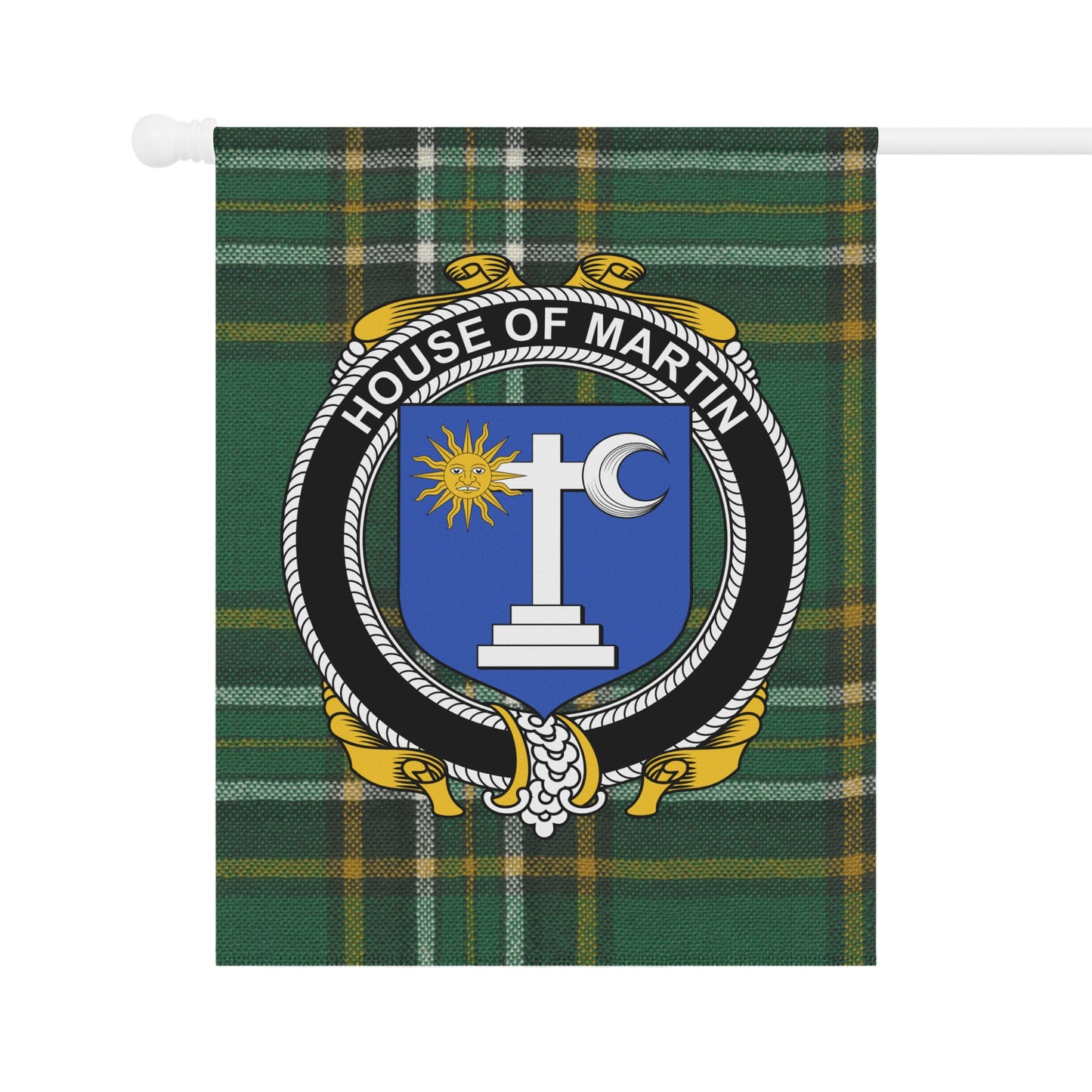 House of Martin Plaid Crest Green product