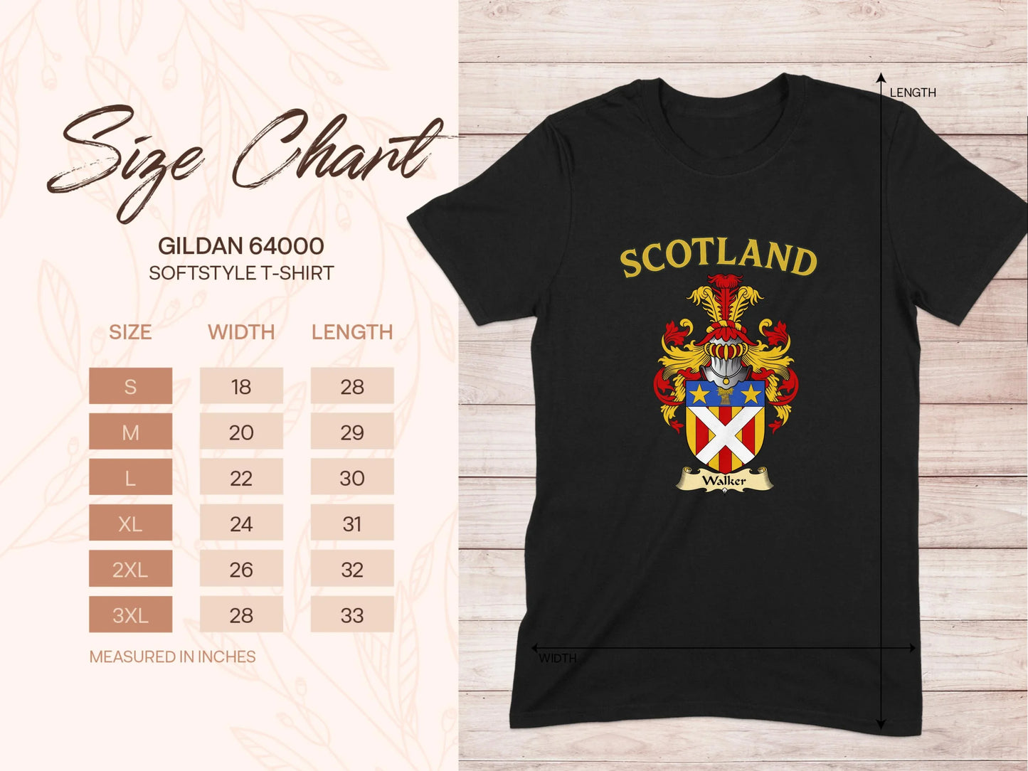 Scotland Family Crest Gildan 64000 Softstyle T-shirt product