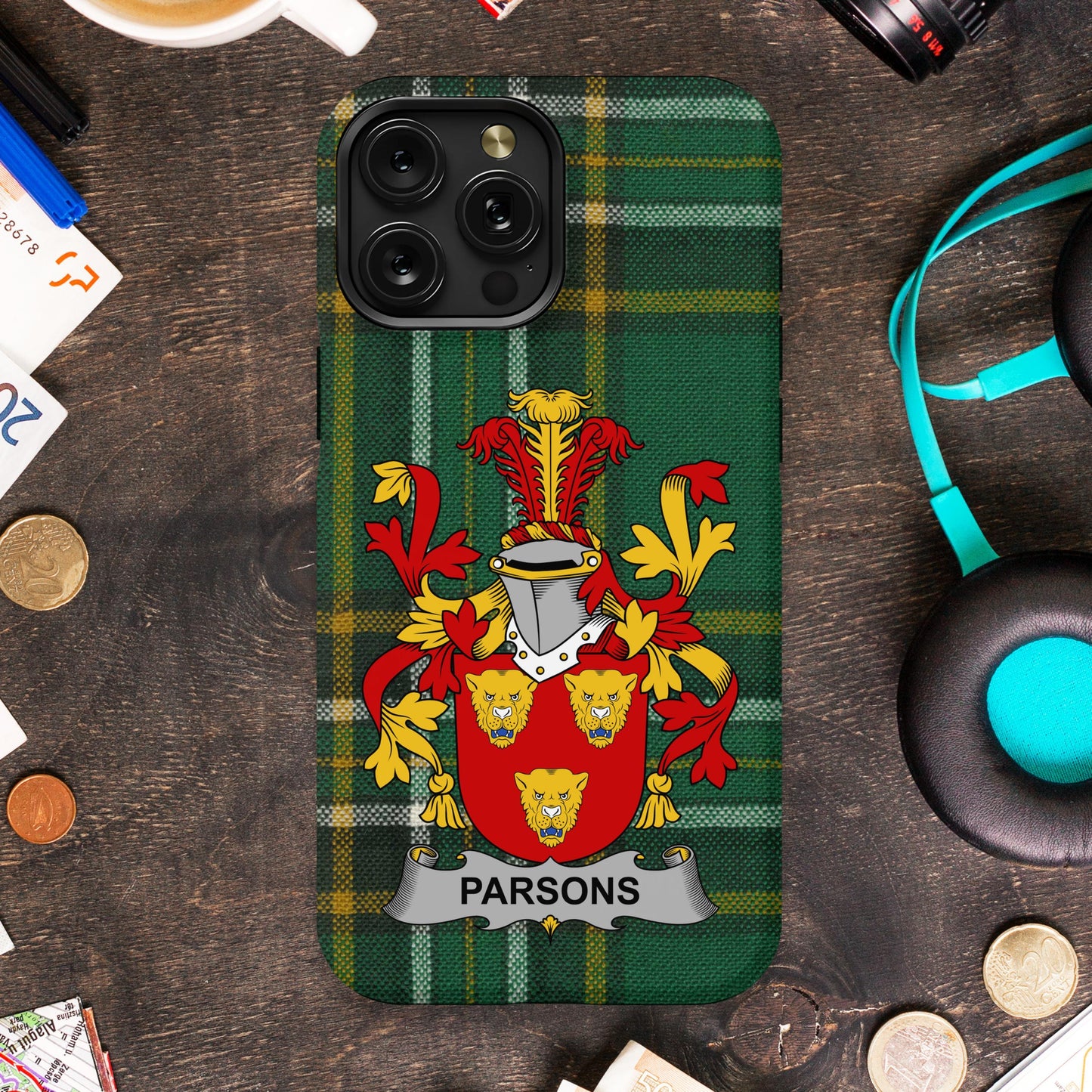 Custom Parsons Family Crest Phone Case product type