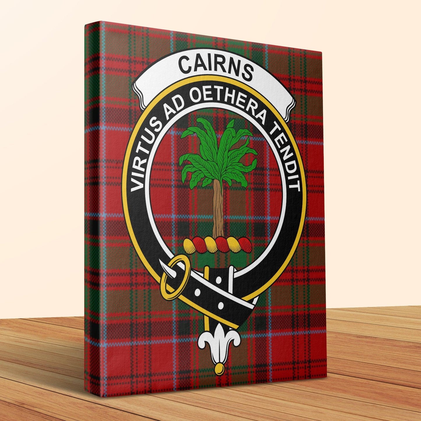 Cairns Tartan Clan Crest Canvas Art Home Decor product type