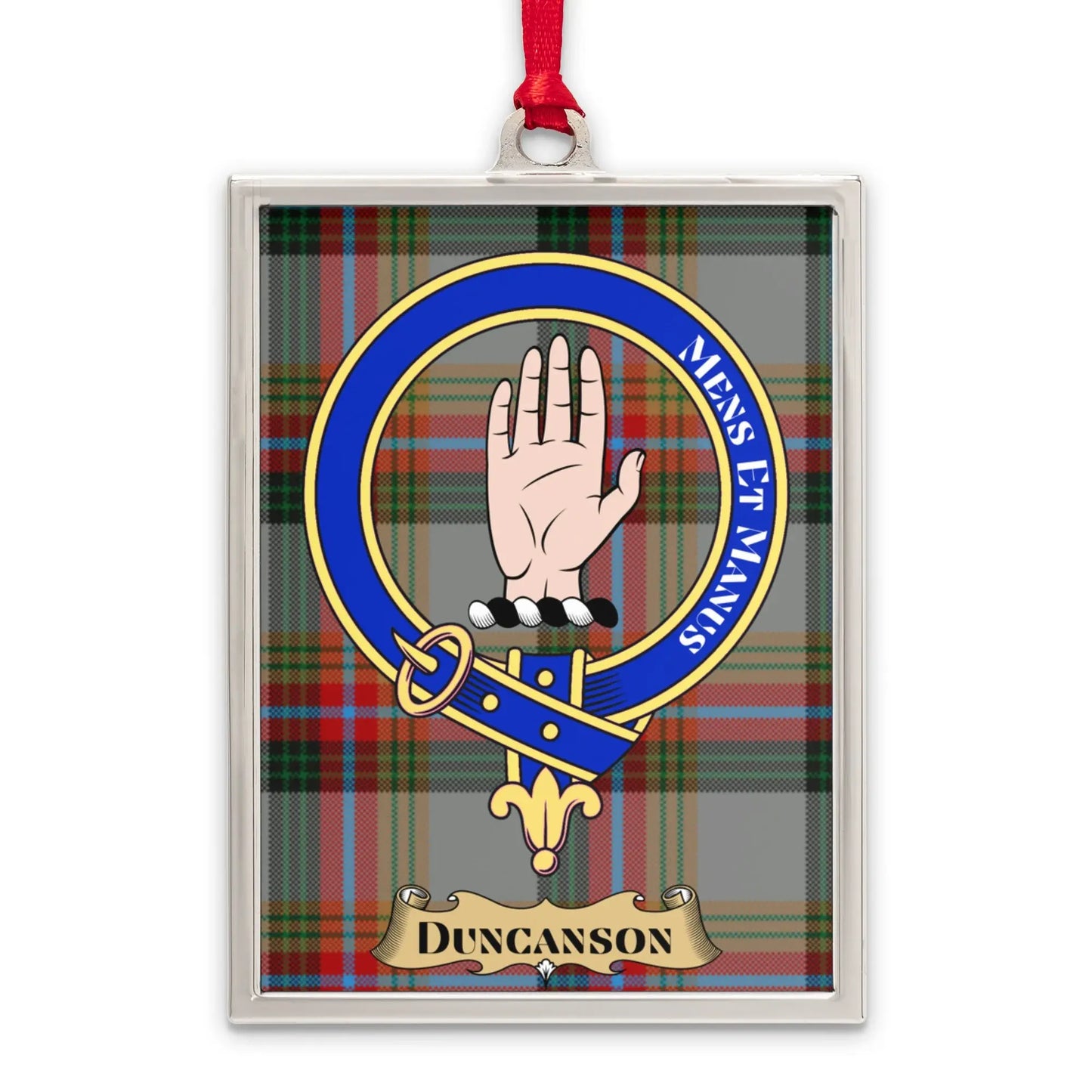 Duncanson Tartan Plaid Family Crest Ornament product type