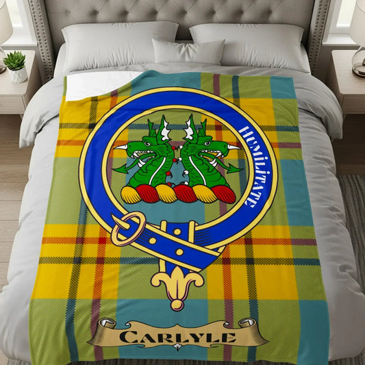 Highland Clan Crest Scottish Tartan Blanket product