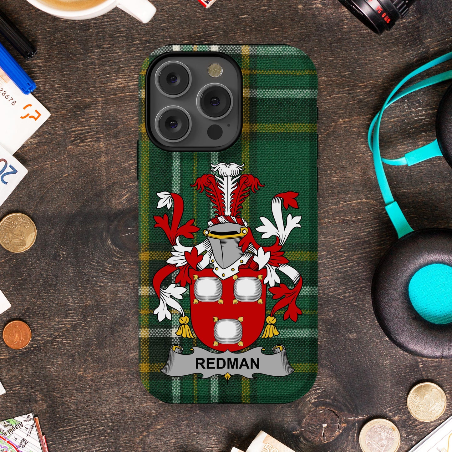 Redman Family Crest Armor iPhone Case product