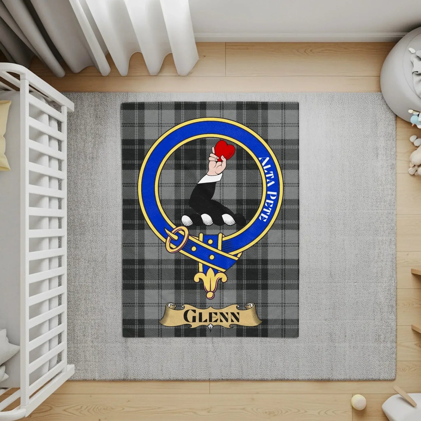 Personalized Glenn Crest Kids Bedroom Rug product type