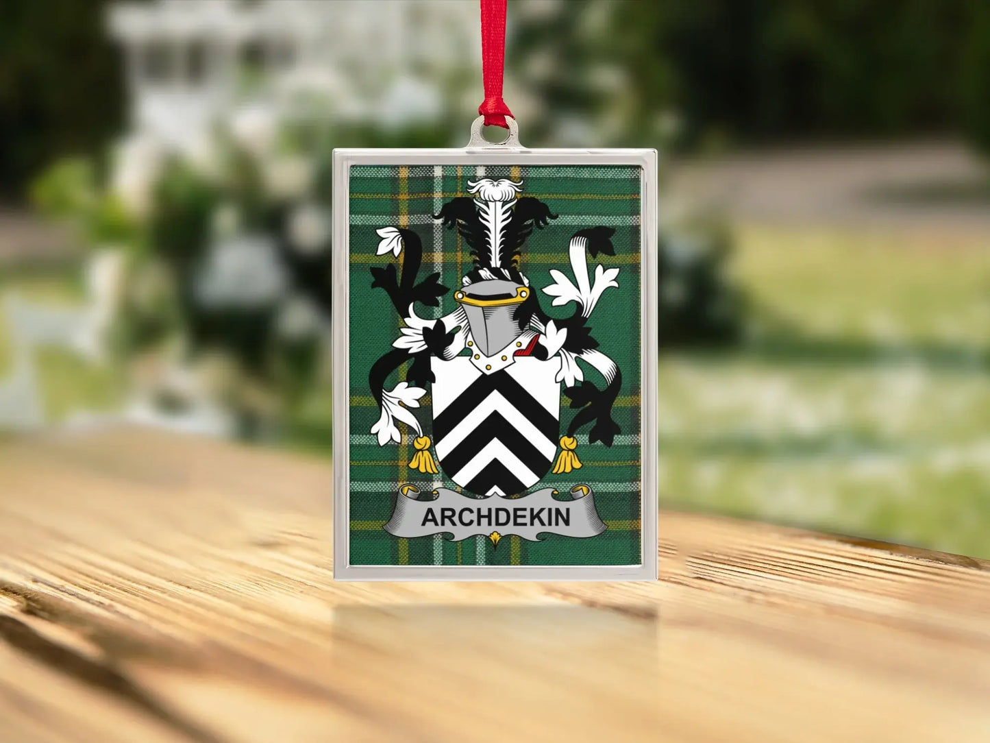 Archdekin Family Crest Personalized Ornament product