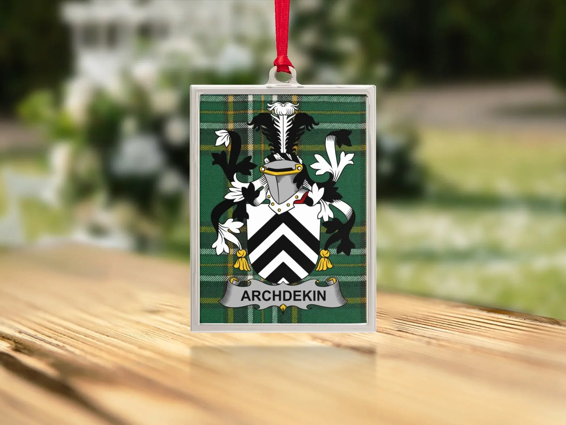 Archdekin Family Crest Personalized Ornament product