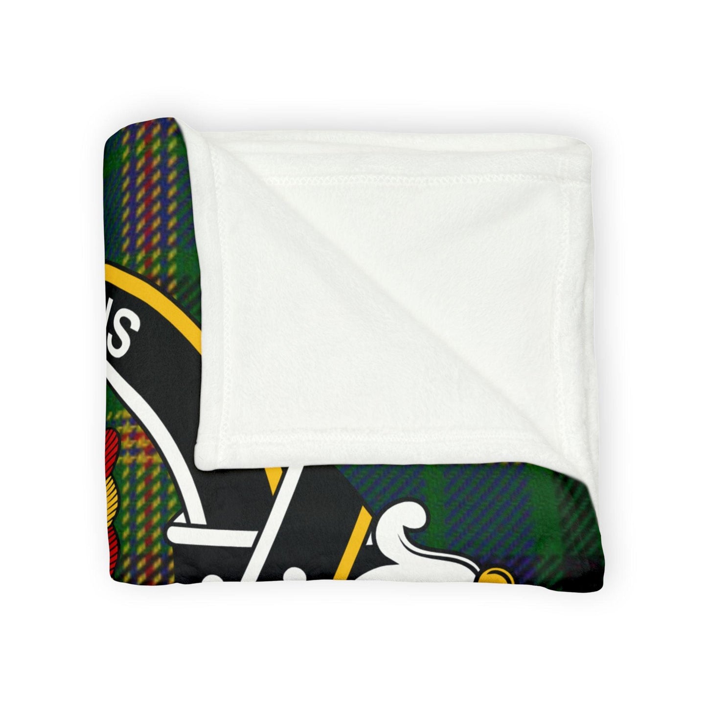 Maitland Clan Tartan Blanket – Scottish Crest Throw, Soft & Cozy