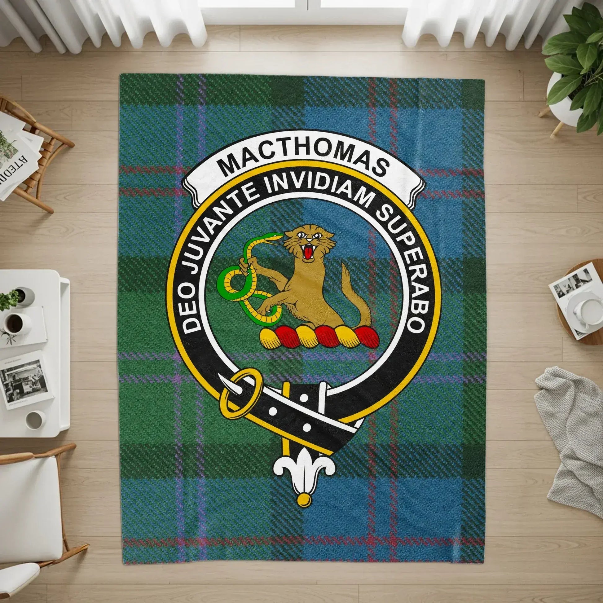 MacThomas Clan Crest Tartan Area Rug product