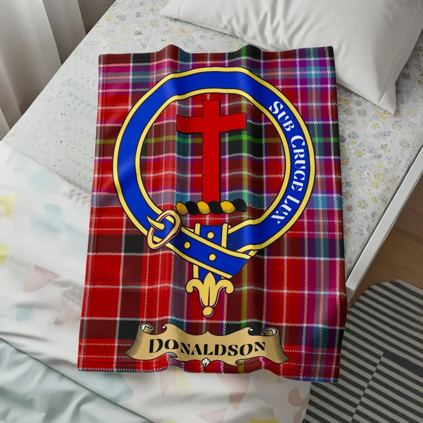 Scottish Donaldson Tartan Plaid Blanket Product