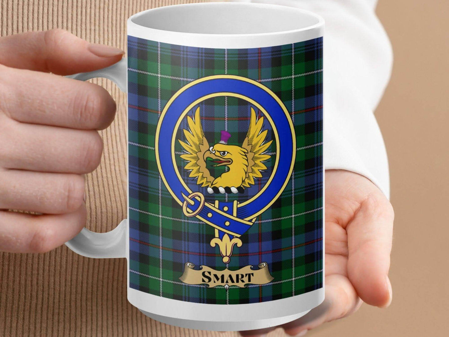 Smart Family Crest Tartan Design Coffee Mug Product