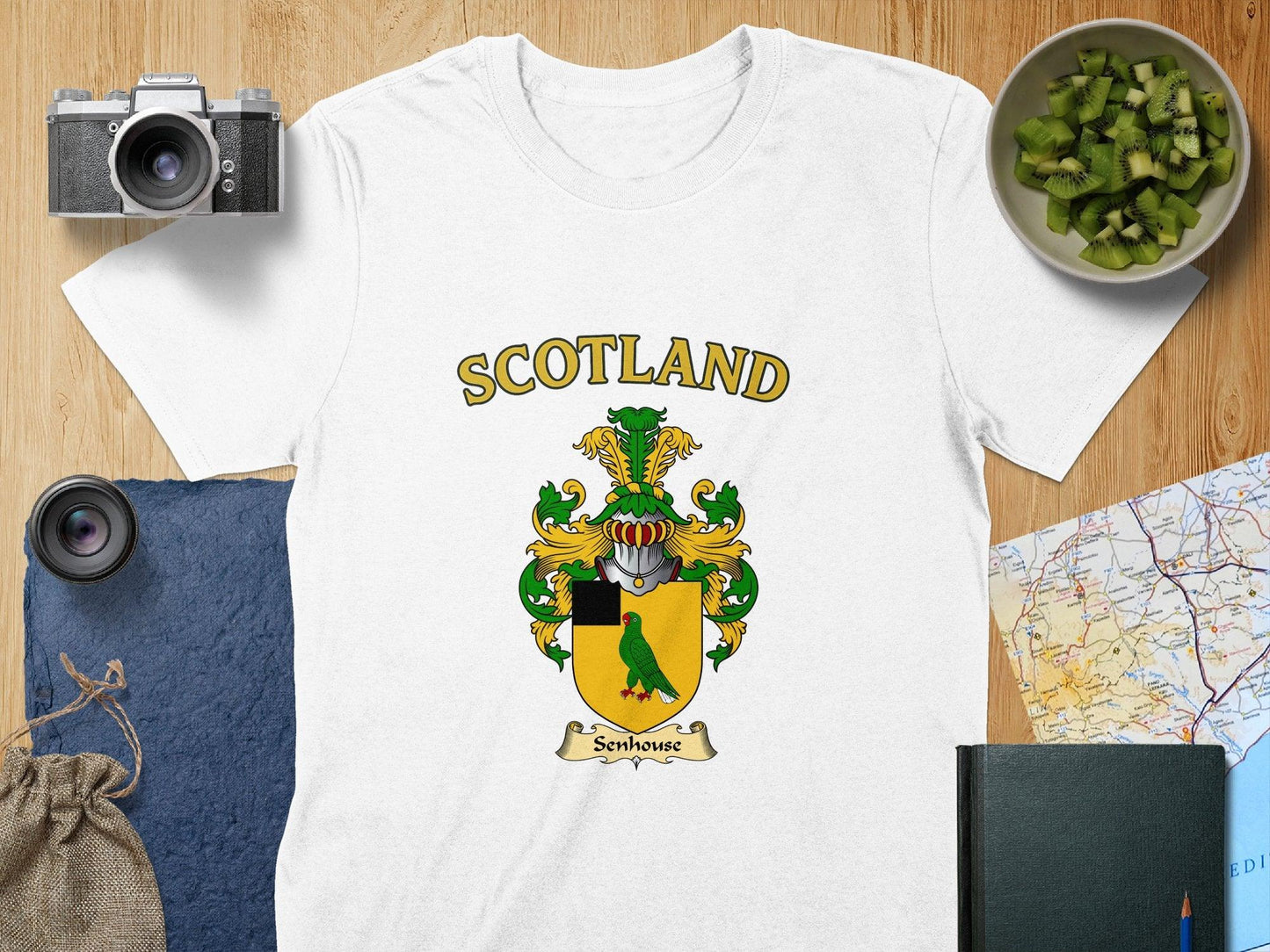Senhouse Clan Family Crest Scotland T-Shirt - Celtic Ancestry Gifts