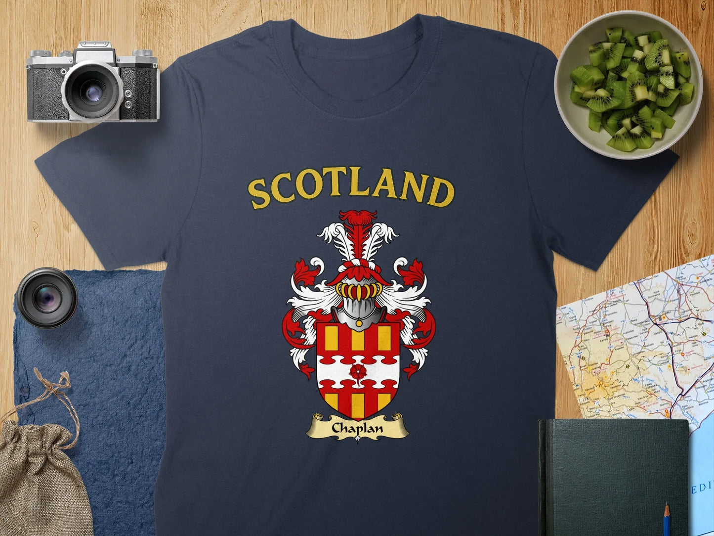 Scotland Chaplan Family Crest T-Shirt product