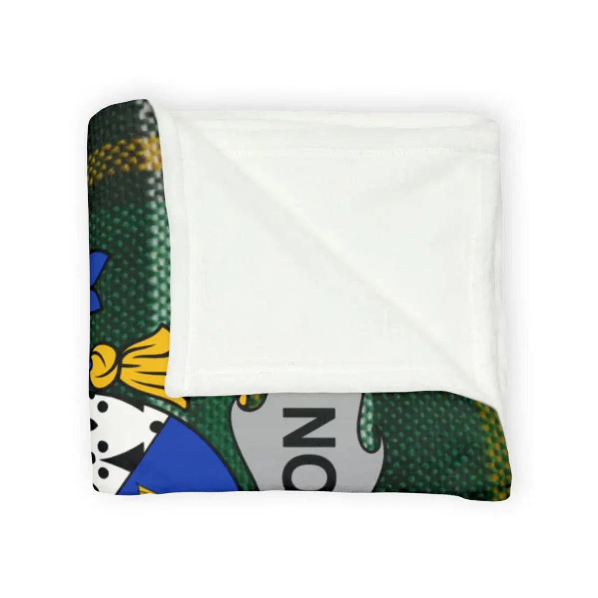 Cozy Green Shield Design Blanket product type