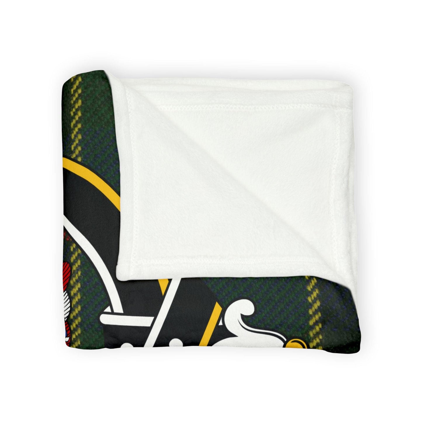 Forsyth Clan Tartan Blanket – Scottish Crest Throw