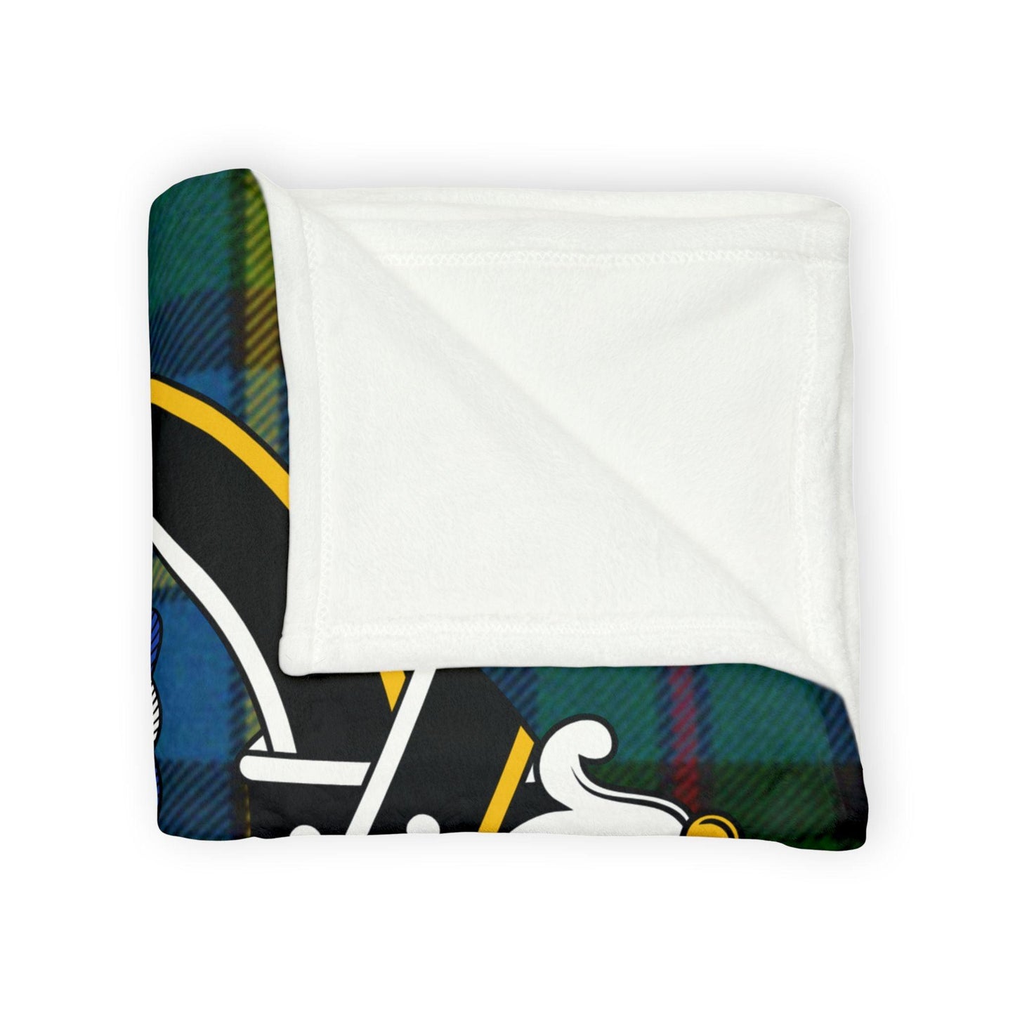 MacLeod Clan Tartan Blanket – Scottish Crest Throw, Soft & Cozy - Celtic Ancestry Gifts