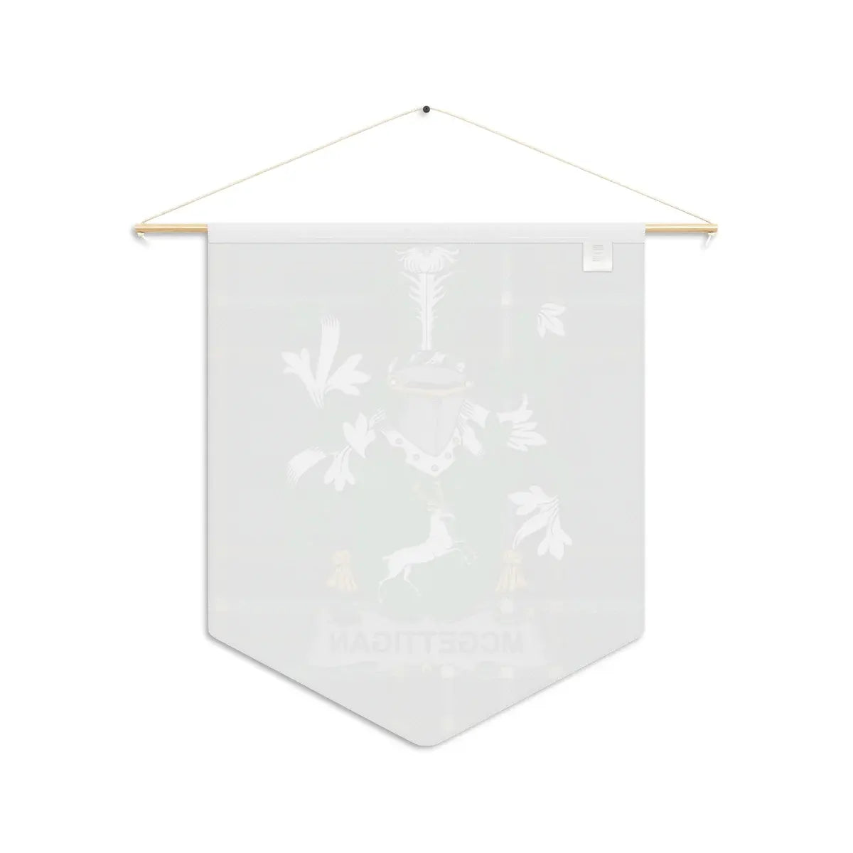 Vintage McGettigan Family Crest Wall Banner product type