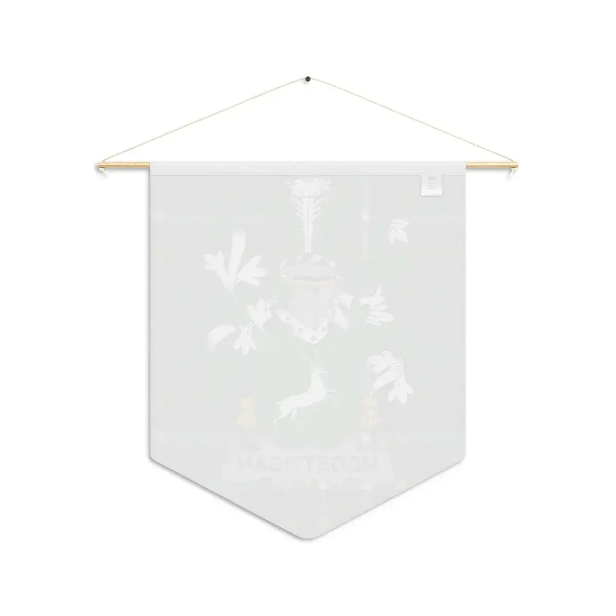 Vintage McGettigan Family Crest Wall Banner product type