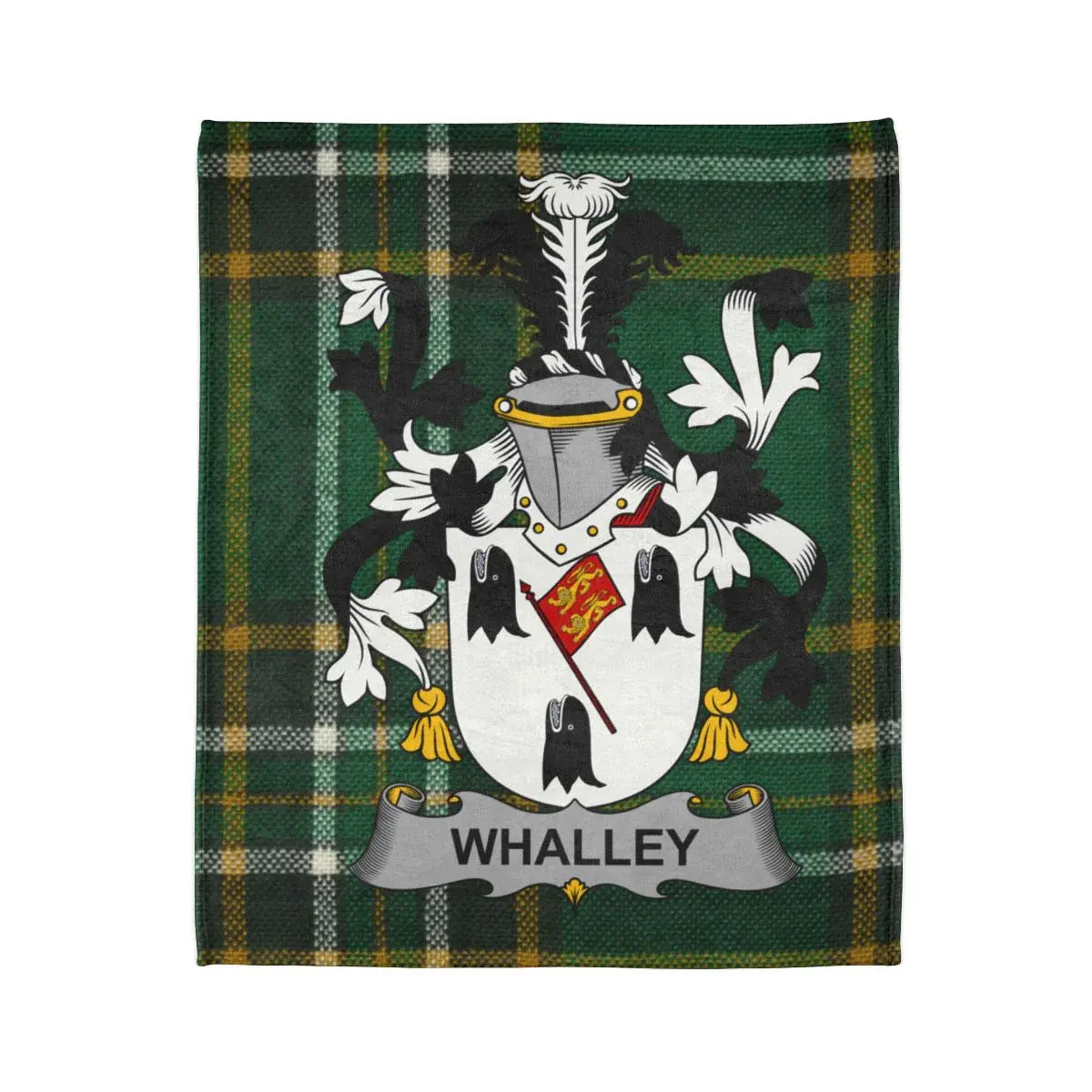 Whalley Family Crest Tartan Design Blanket product