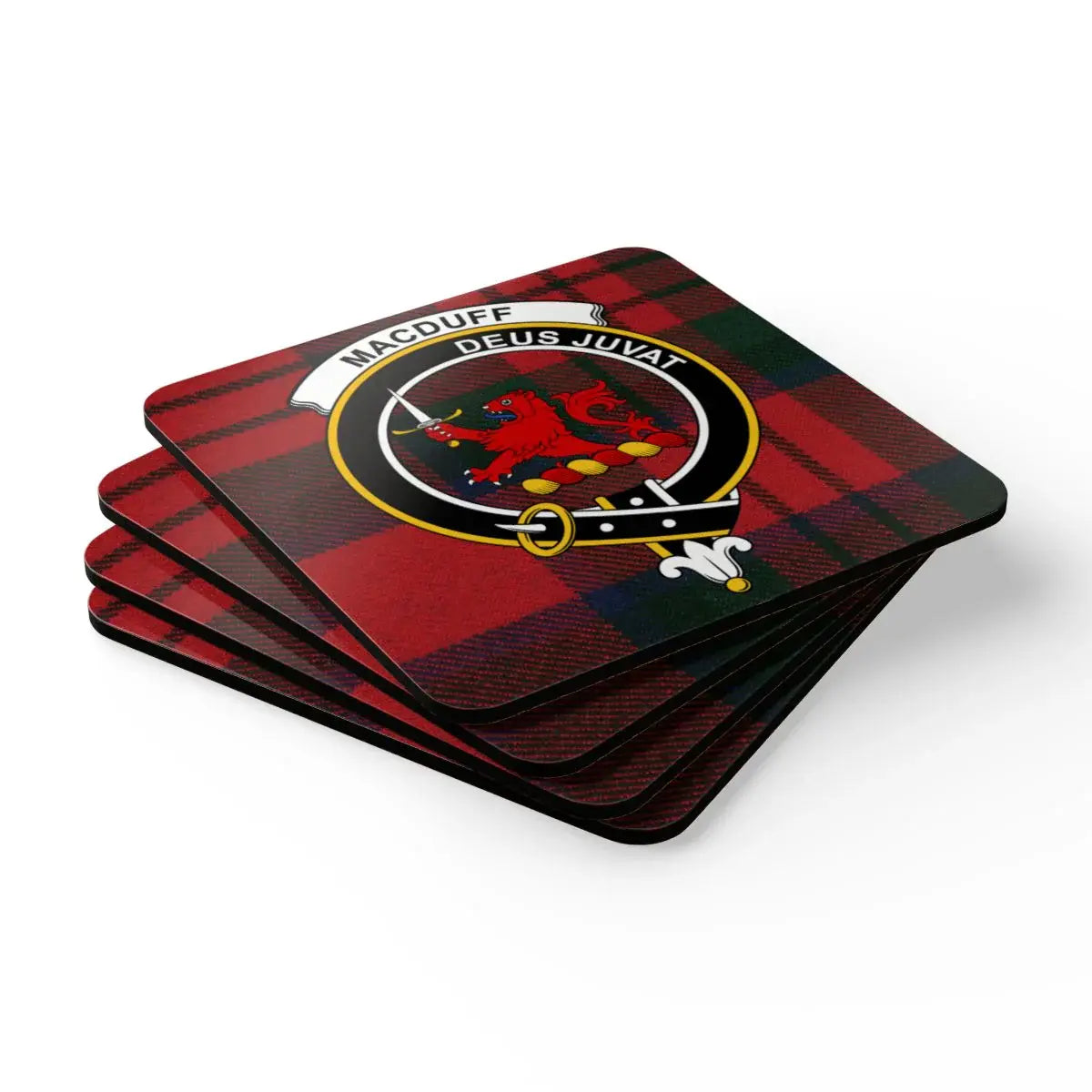 Macduff Clan Tartan Style Coasters Set Product Type