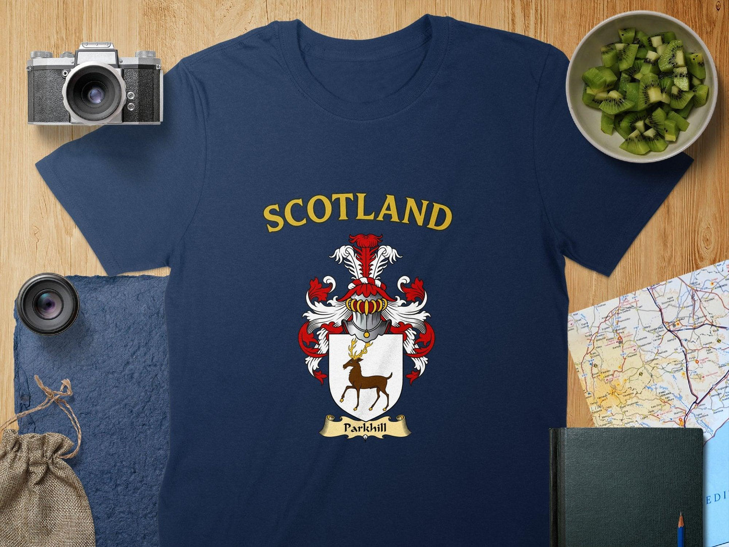 Scotland Parkhill Stag Crest Graphic T-Shirt product