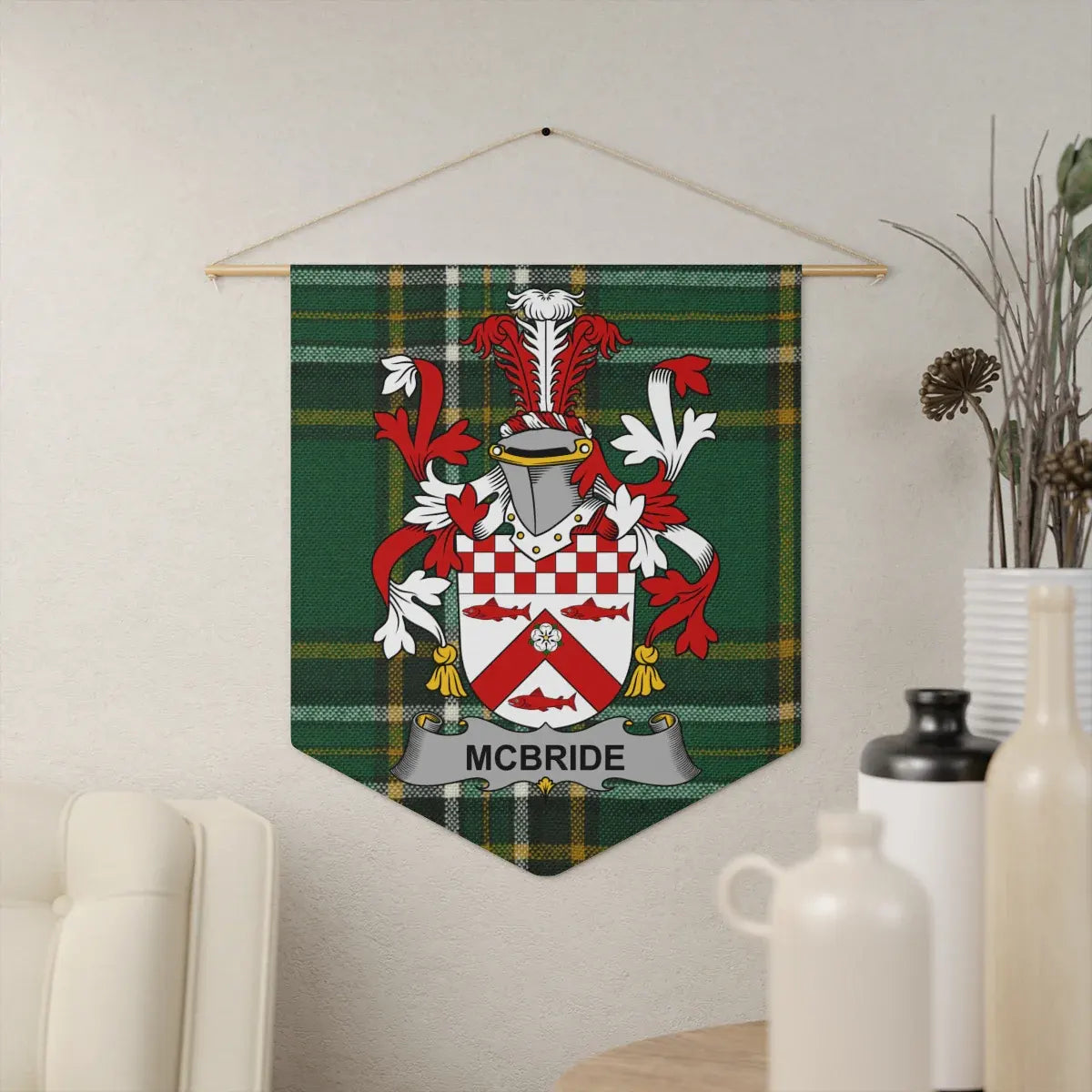 McBride Family Crest Wall Banner Home Decor product