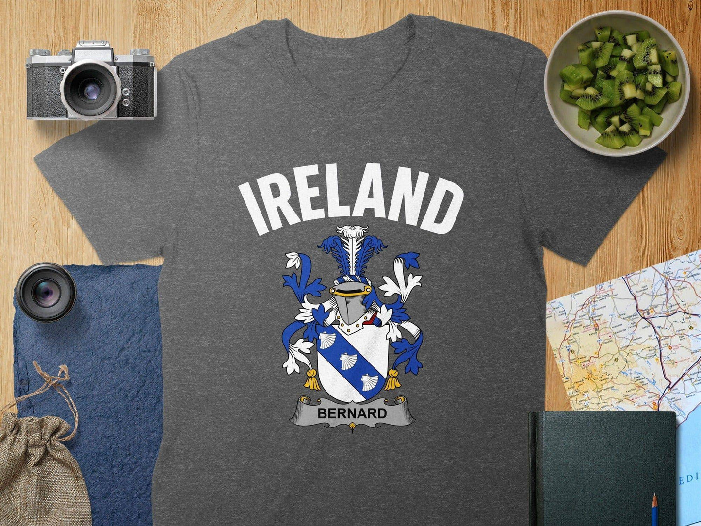 Ireland Bernard Family Crest Graphic T-Shirt product