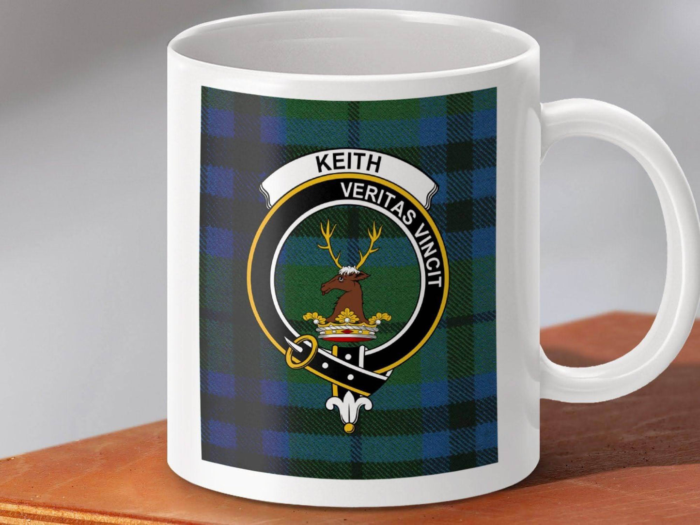 Scottish Clan Keith Tartan Design Printed Mug product