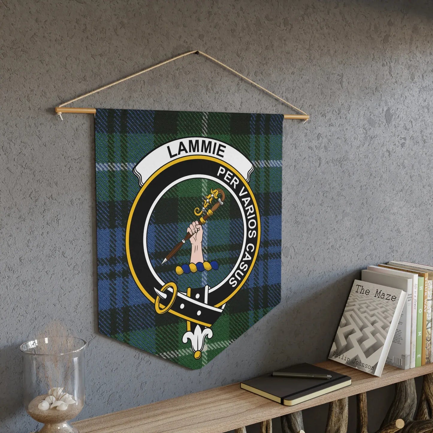 Custom Scottish Clan Crest Wall Tapestry product