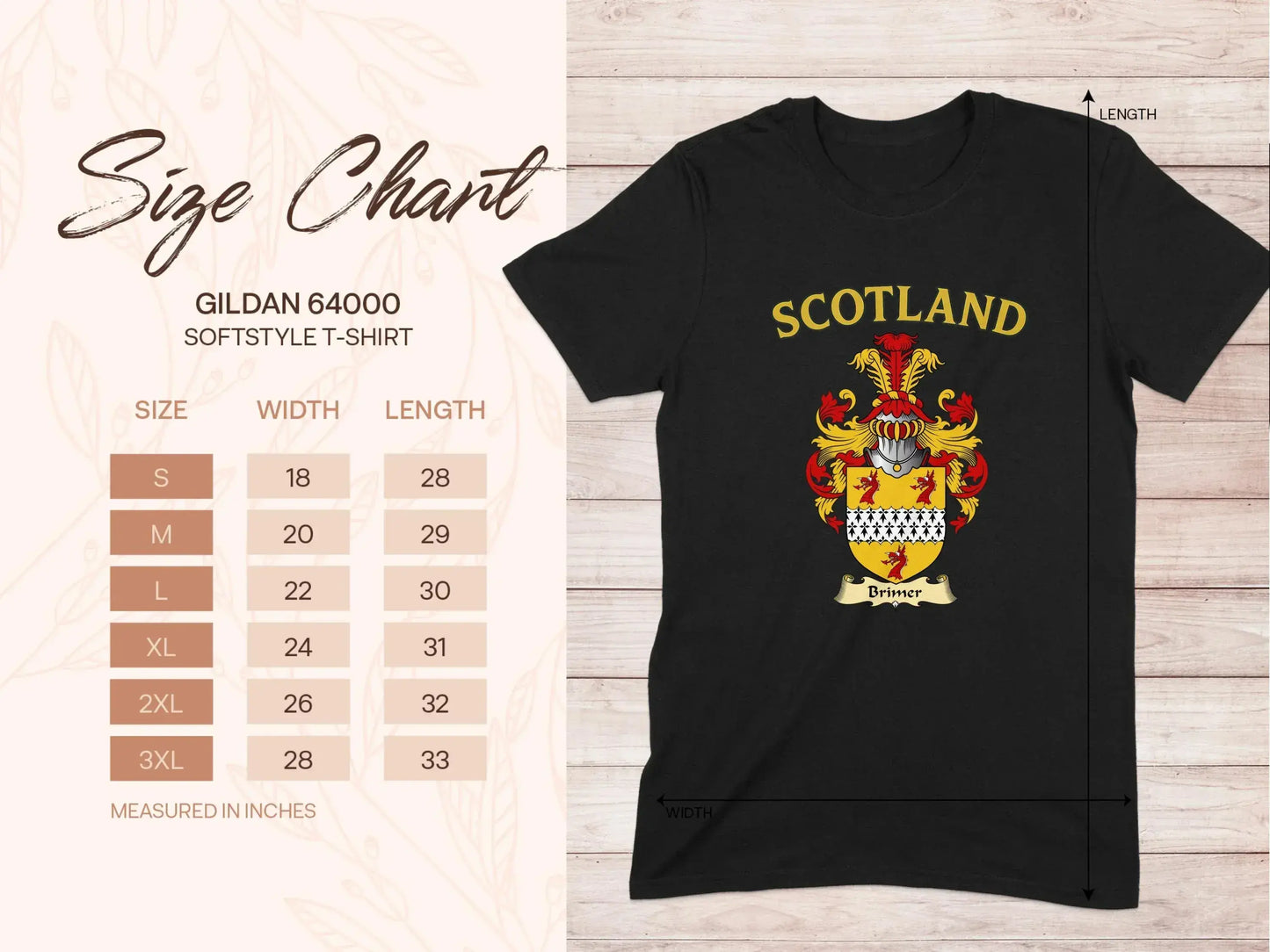 Scotland Crest Design Softstyle T-Shirt product type