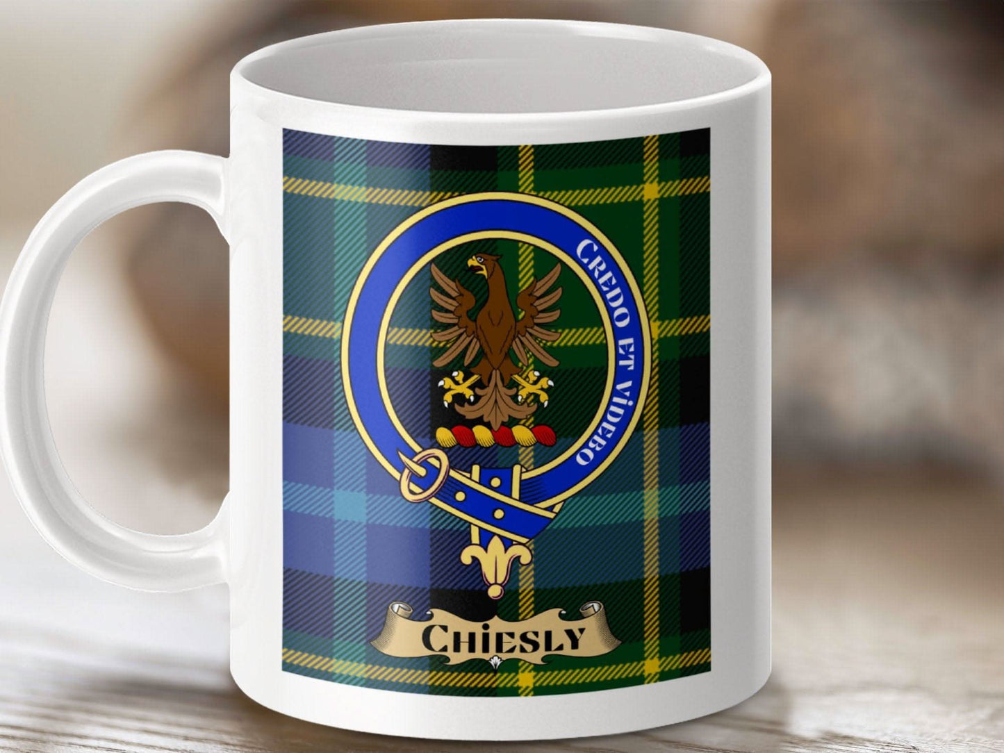 Credo Et Amor Chiesly Clan Crest Mug product