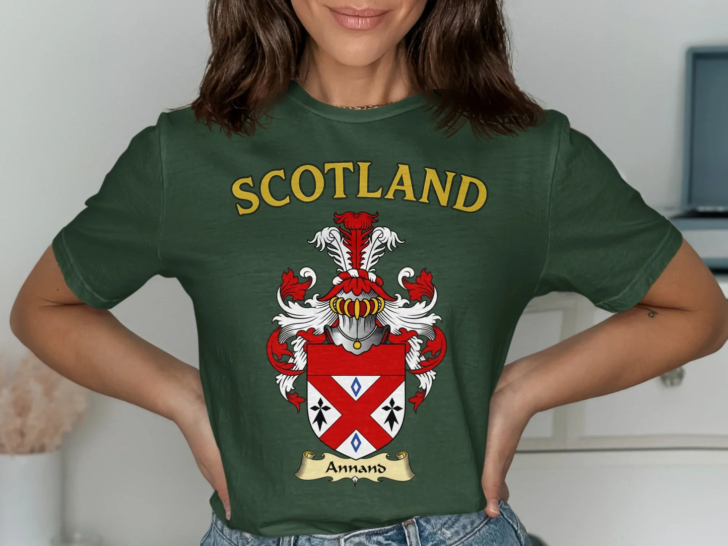 Scotland Family Crest Short Sleeve T-Shirt product type