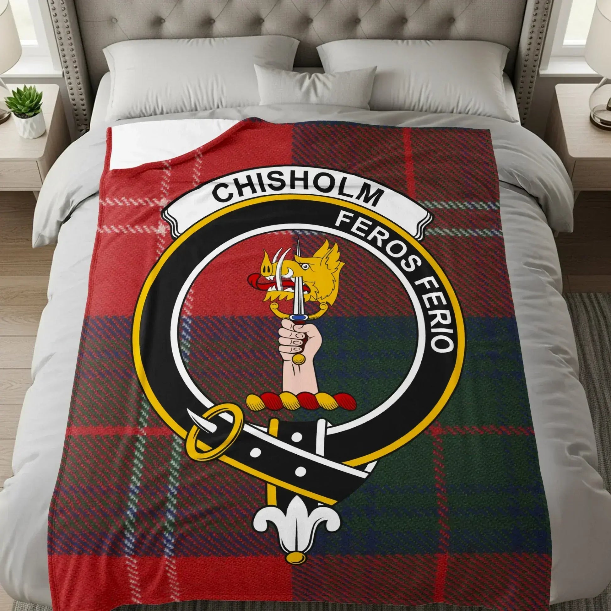Chisholm Feros Ferio Tartan Blanket product type