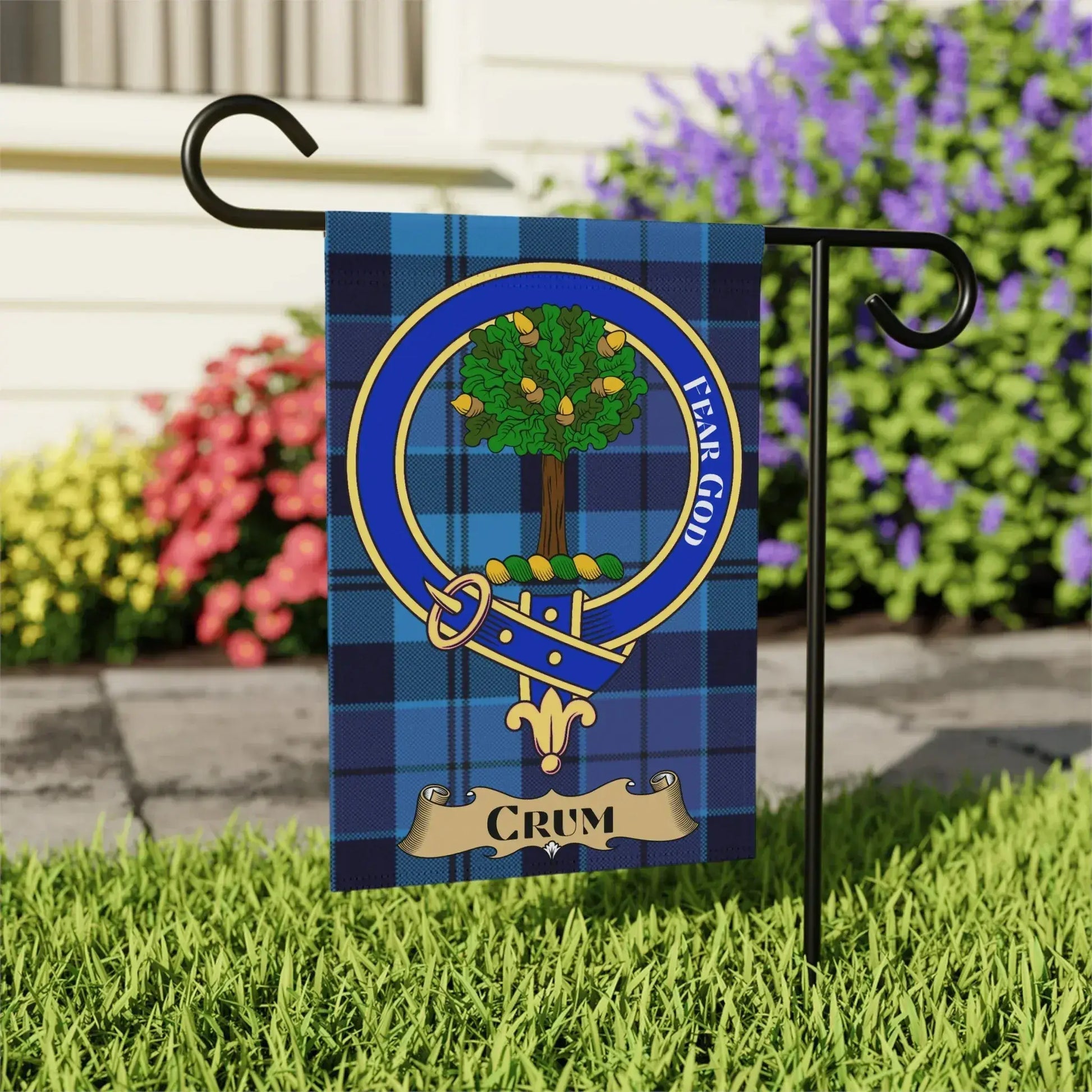 Fear God Crum Plaid Outdoor Decorative Flag product