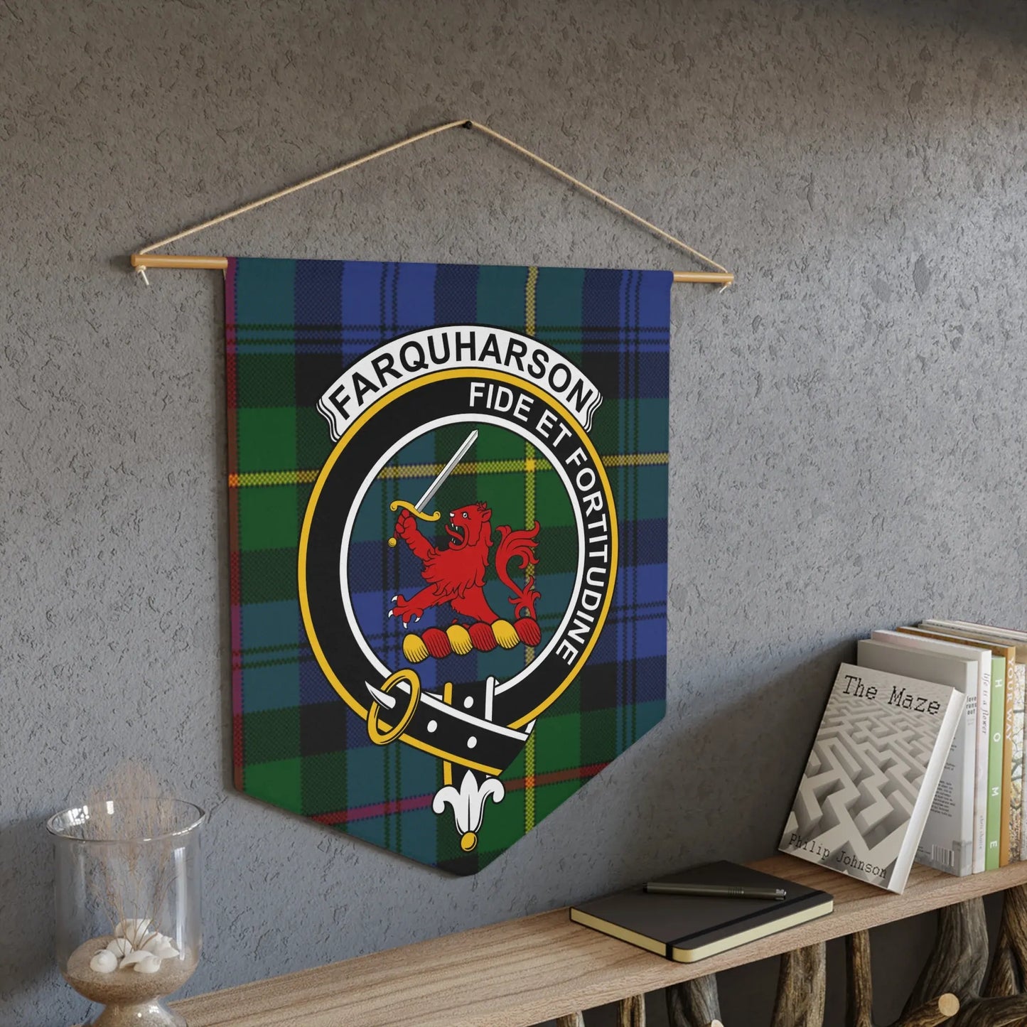 Farquharson Fide Et Fortitudine Tartan Style Home Decor product