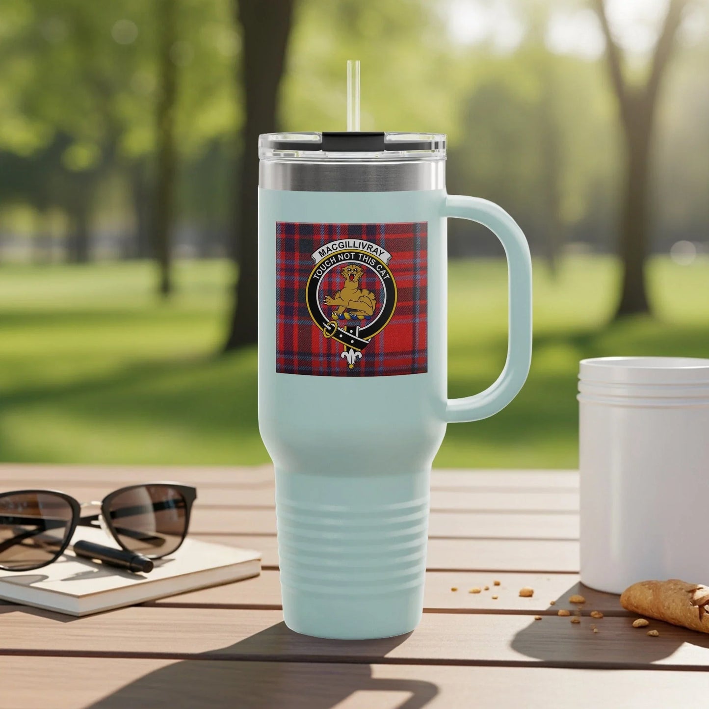 Tartan Design Travel Mug Highland Clan Product
